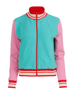 Lana Sweat Jacket | Turquoise