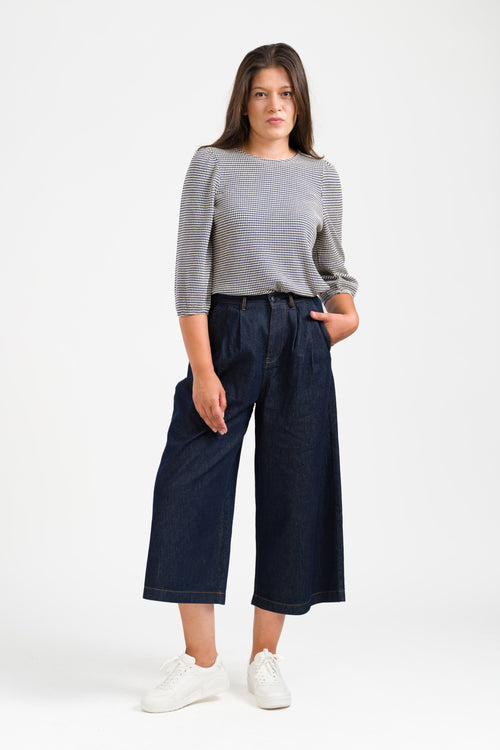 Lotus Trousers Denim | Dark Blue