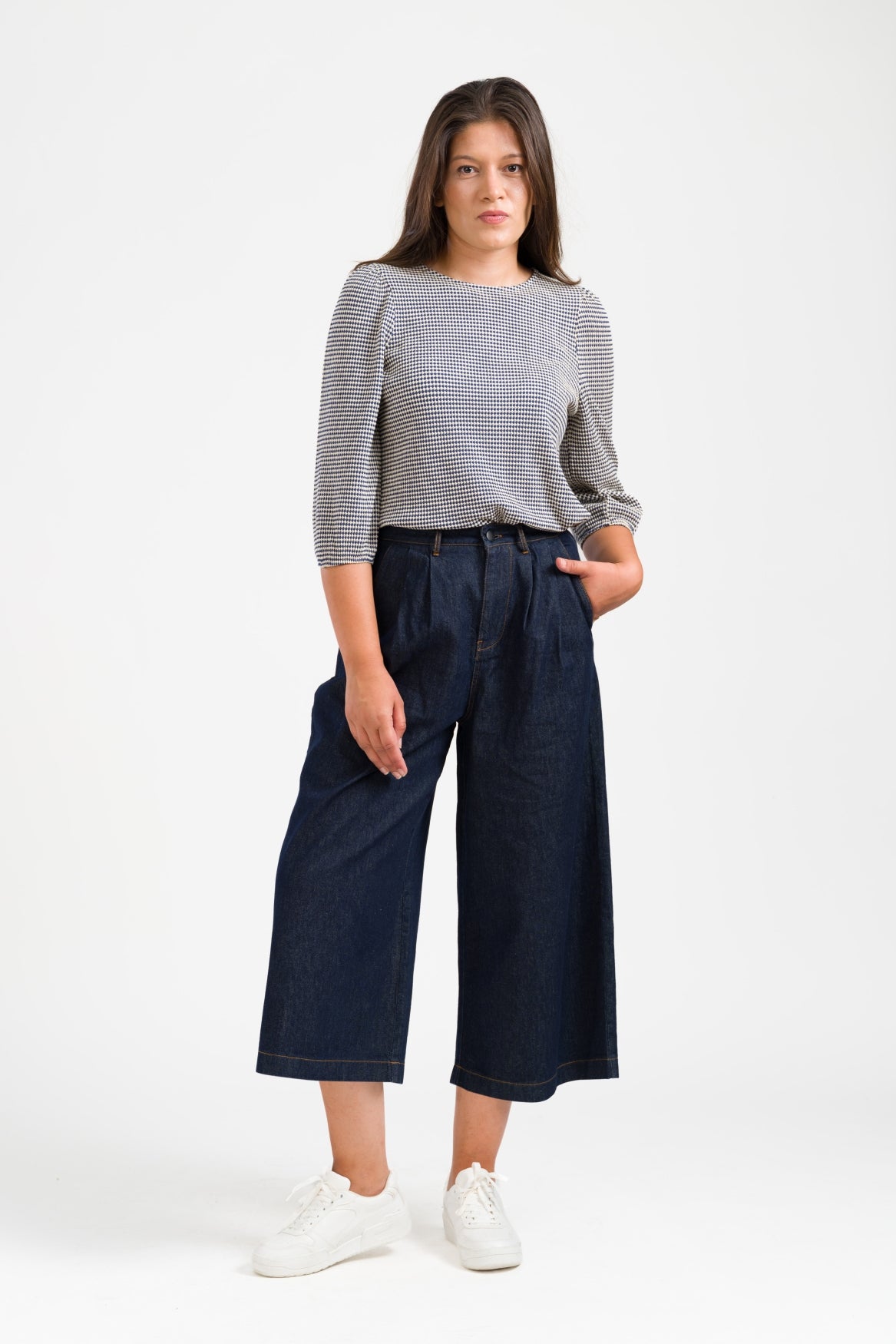 Lotus Trousers Denim | Dark Blue