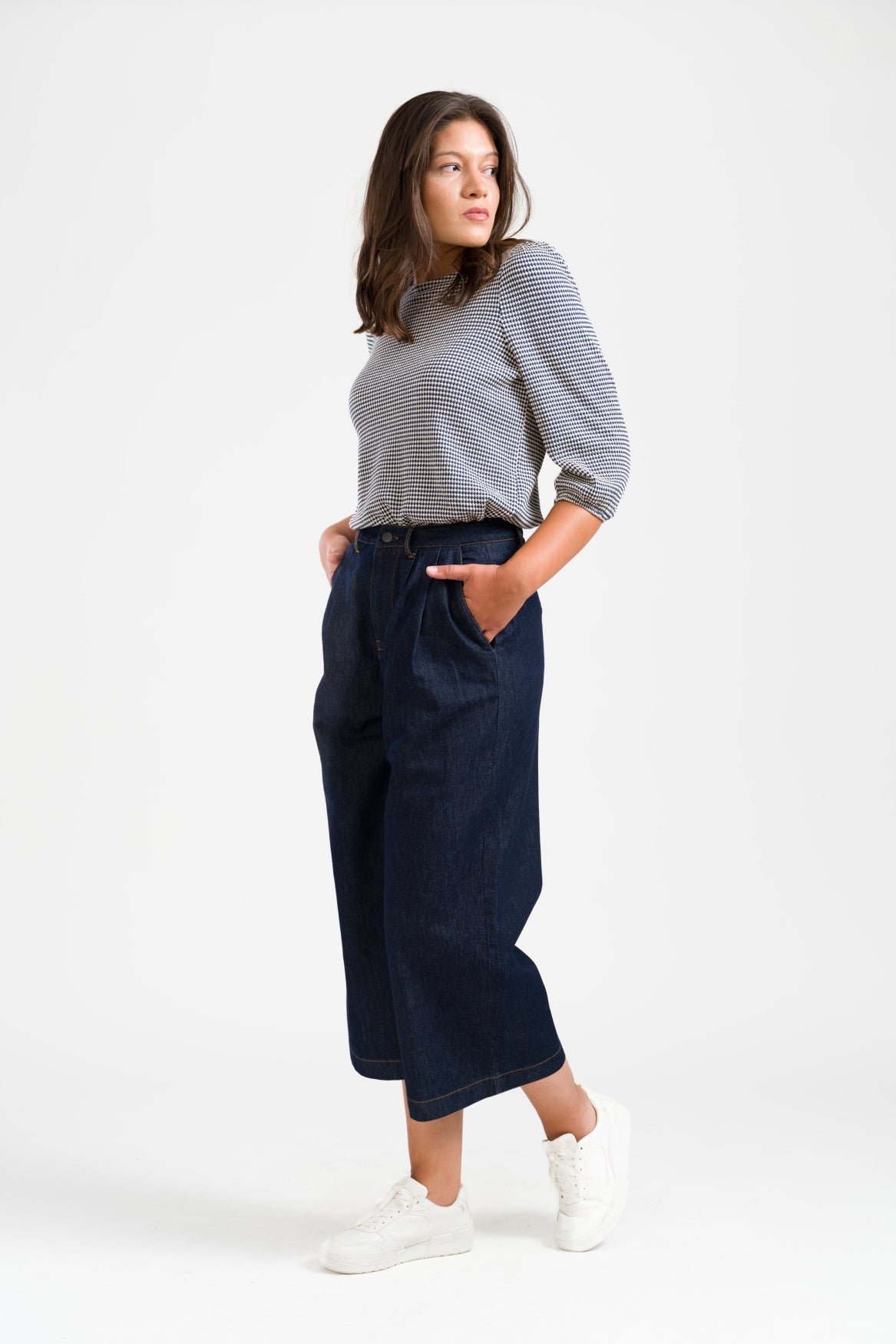 Lotus Trousers Denim | Dark Blue