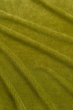 Abby Overshirt Rib Velour | Sphagnum