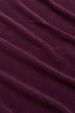 Ginger Jumpsuit Rib Velour | Fig