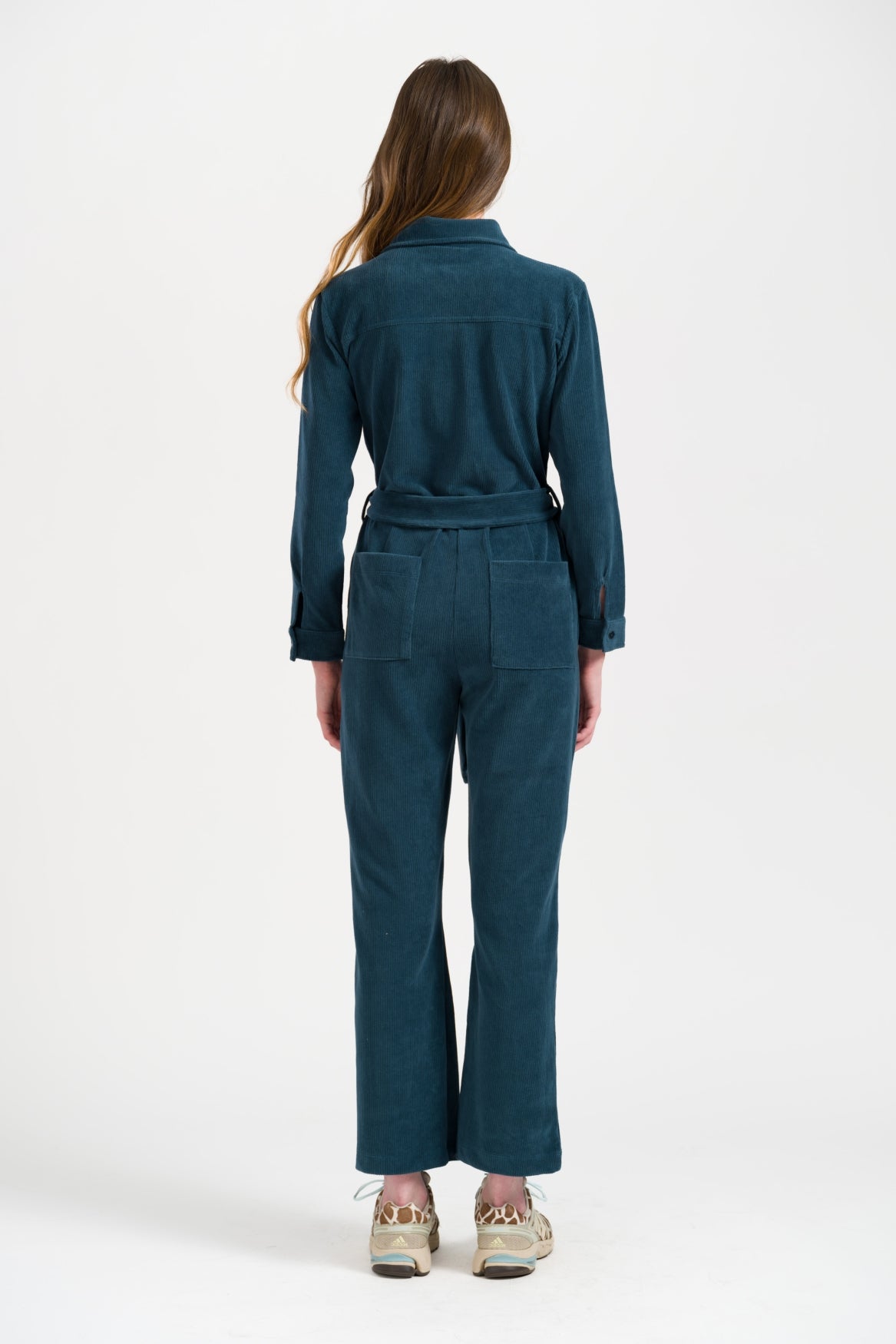 Ginger Jumpsuit Rib Velour | Mediterranea