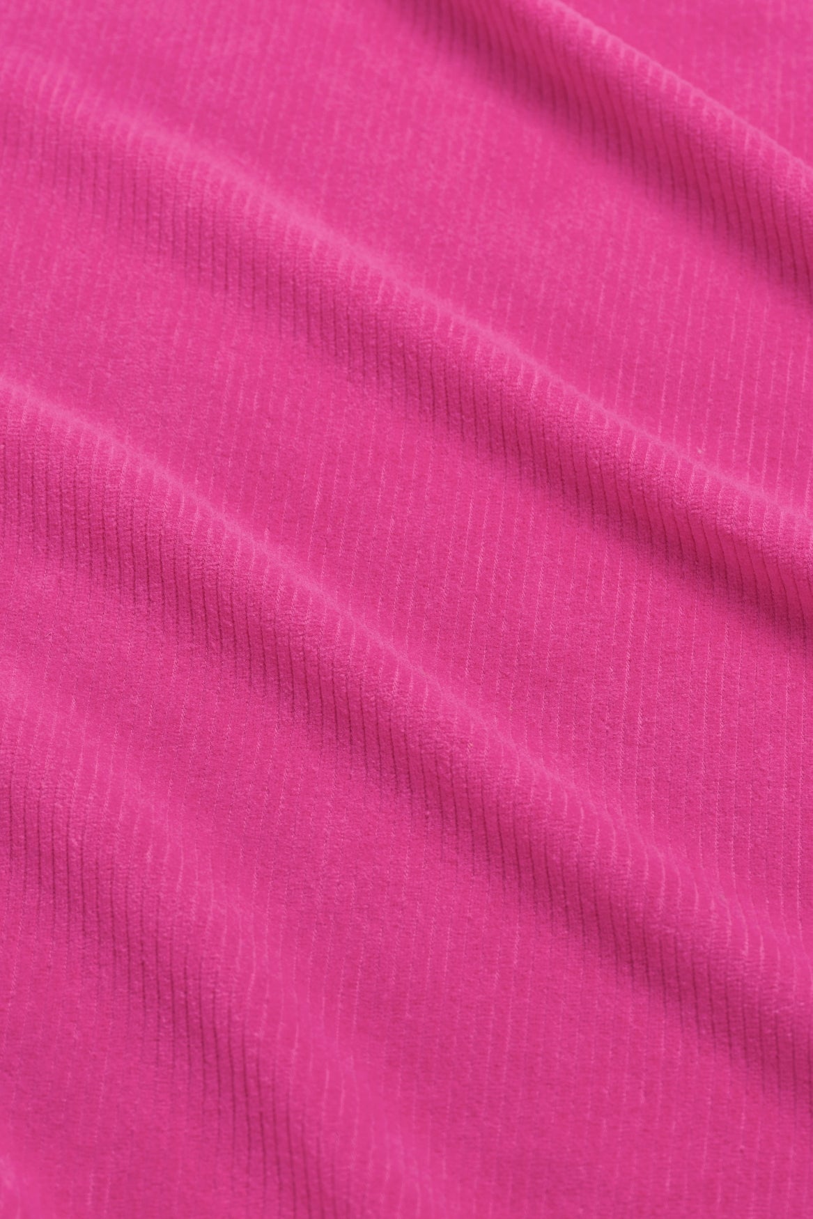 Isla Skirt Rib Velour | Fuchsia Red