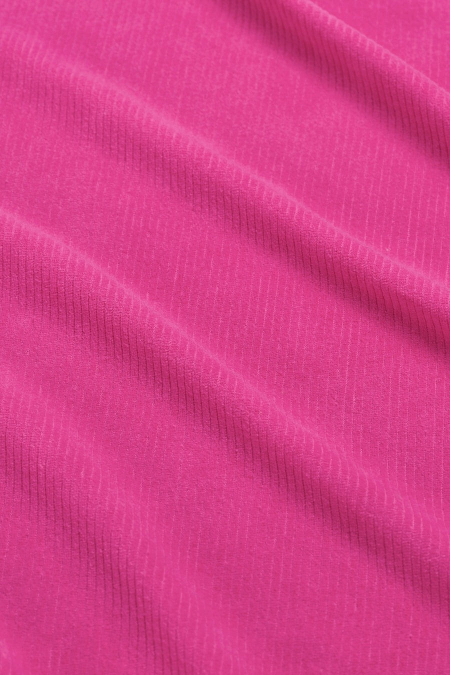 Isla Skirt Rib Velour | Fuchsia Red