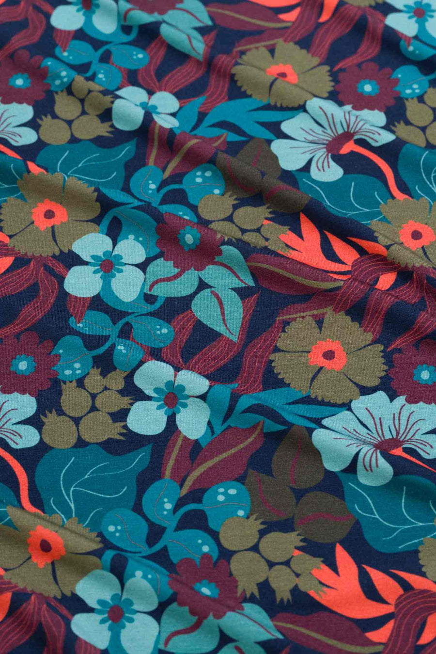 Pearl Dress Slow Bloomer | Navy Peony