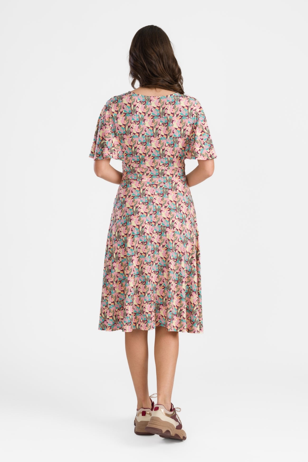 Luna Dress Calypso | Amaranth