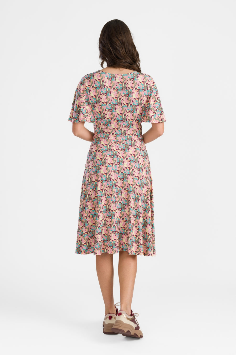 Luna Dress Calypso | Amaranth