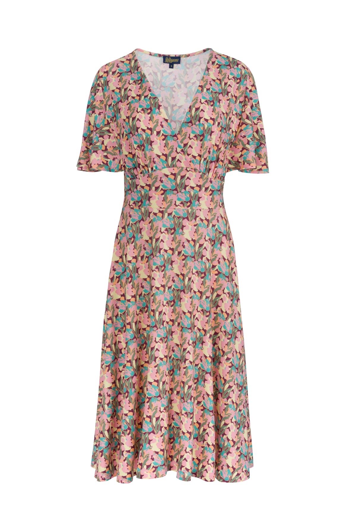Luna Dress Calypso | Amaranth
