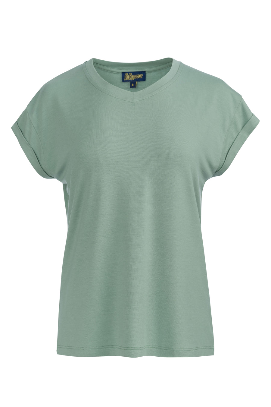 Vera Top SS Jersey Plain | Shale Green