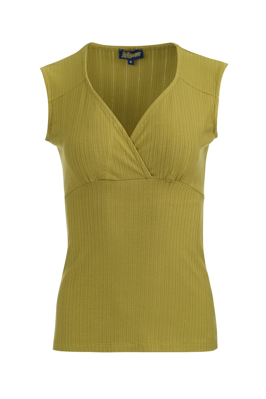 Monroe Top Jersey Rib | Golden Cypress