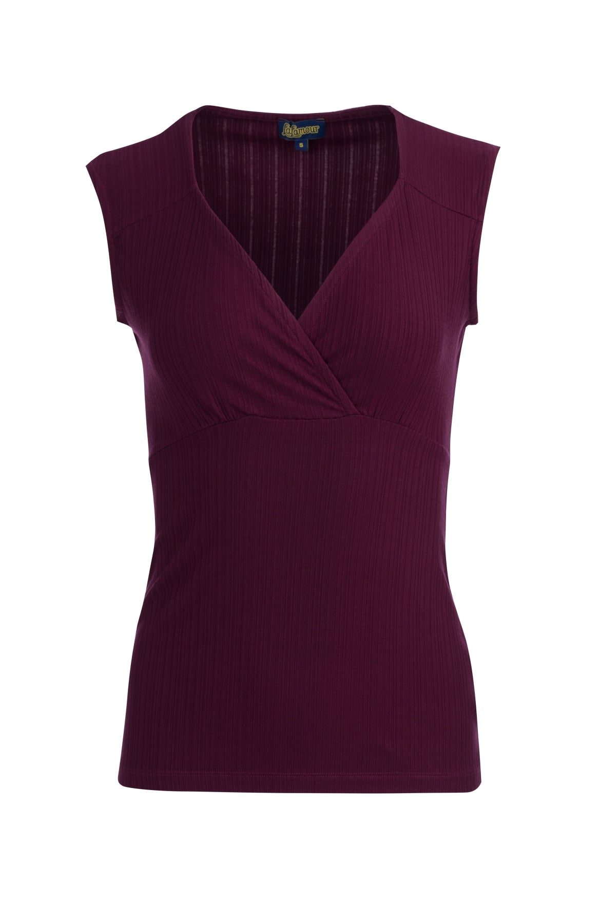 Monroe Top Jersey Rib | Fig