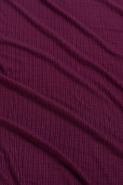 Monroe Top Jersey Rib | Fig