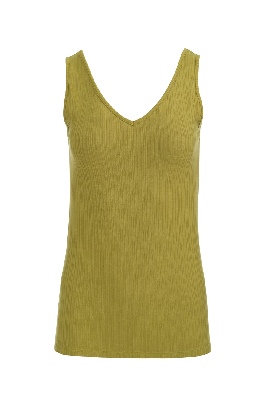 Stella Tank Top Jersey Rib | Golden Cypress
