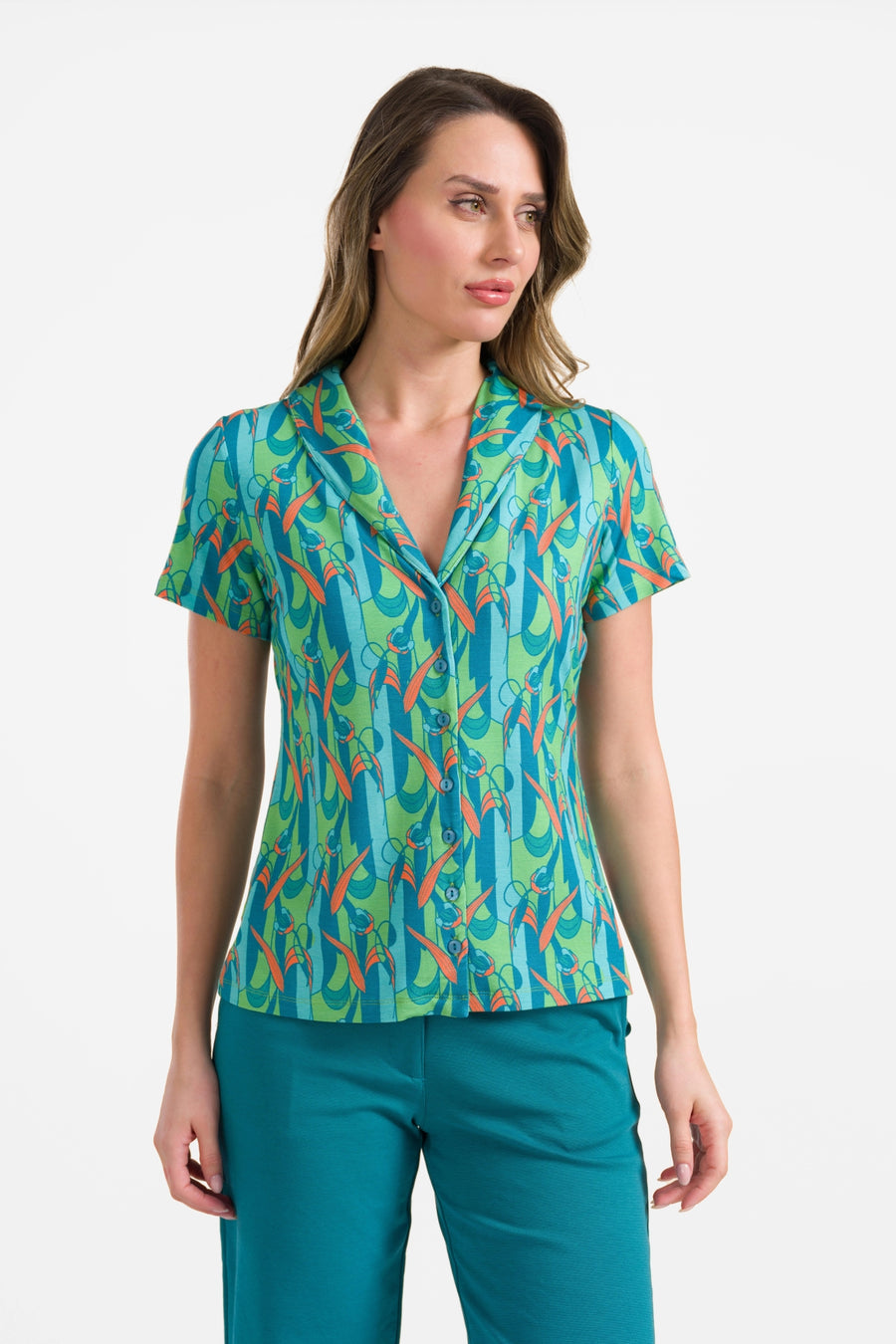 Iris blouse short sleeve | Tulip Waltz