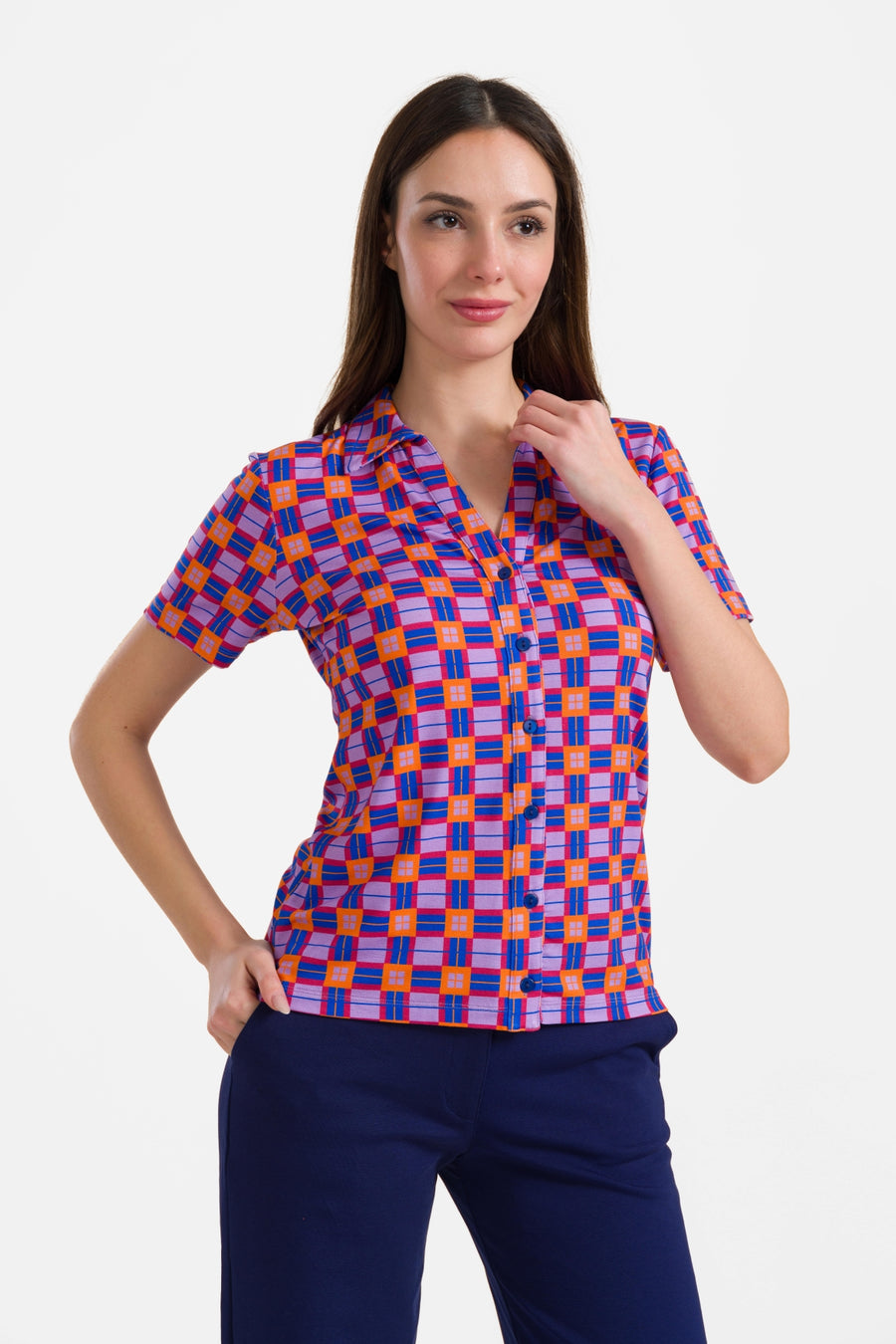 Lena blouse short sleeve | Big Picnic