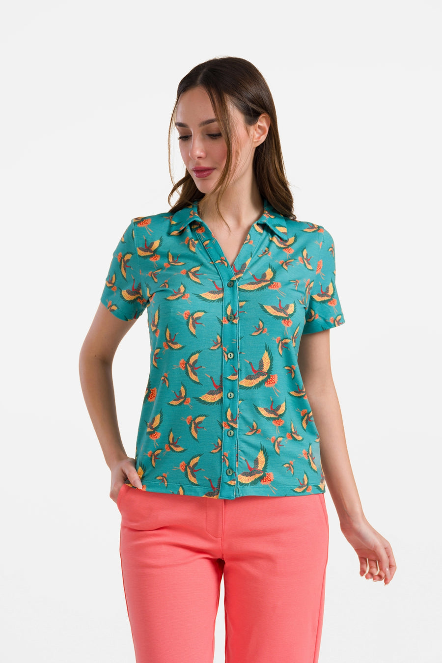 Lena blouse short sleeve | Crane