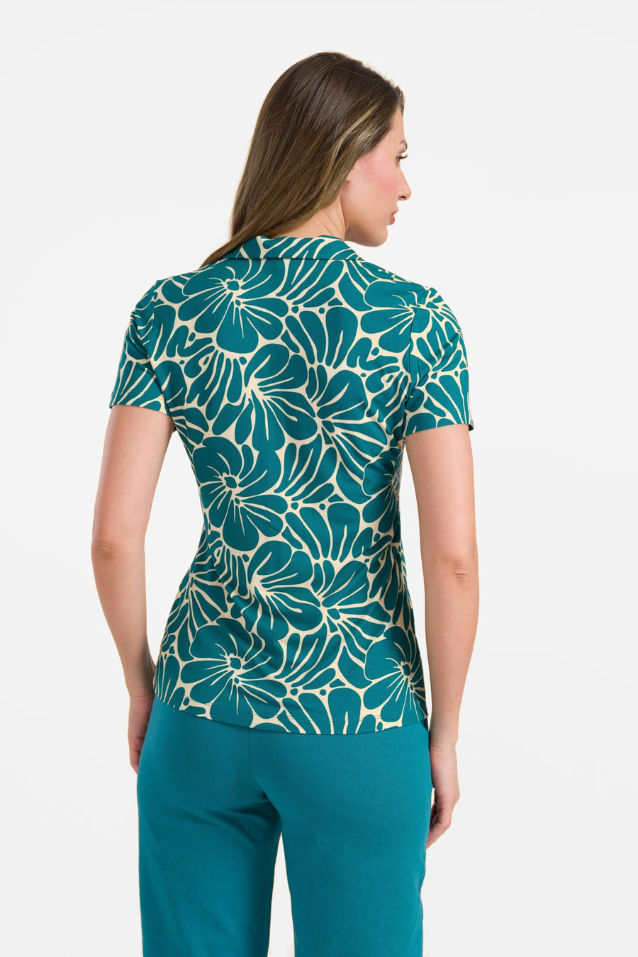 Lena blouse short sleeve | Flower Lake