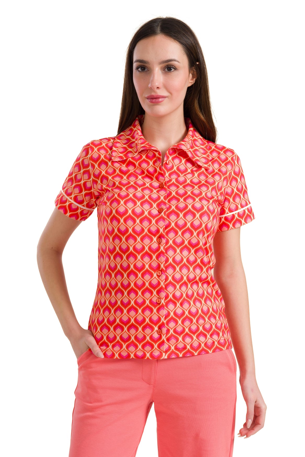 Sara blouse short sleeve | Retro Touch