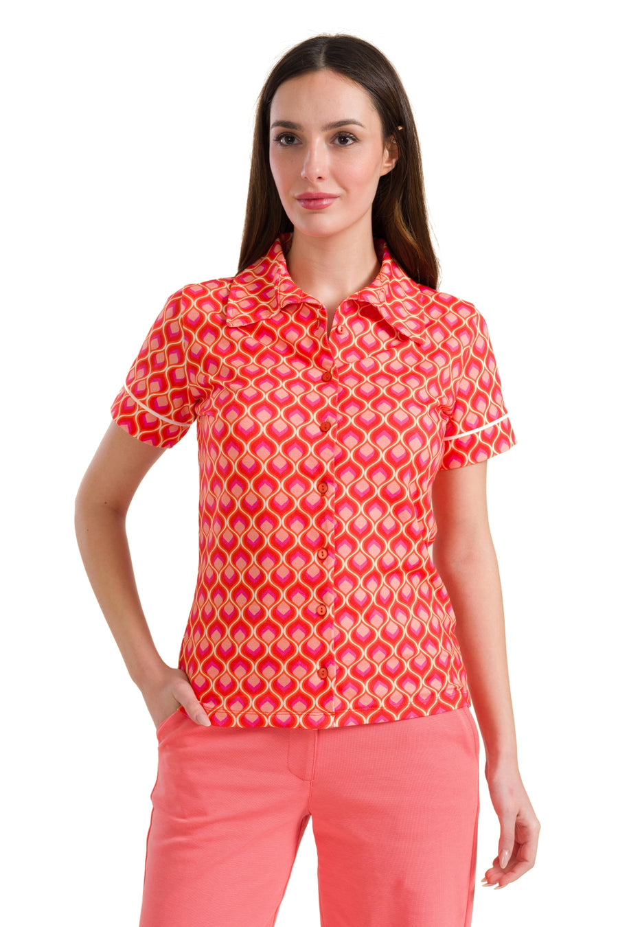 Sara blouse short sleeve | Retro Touch