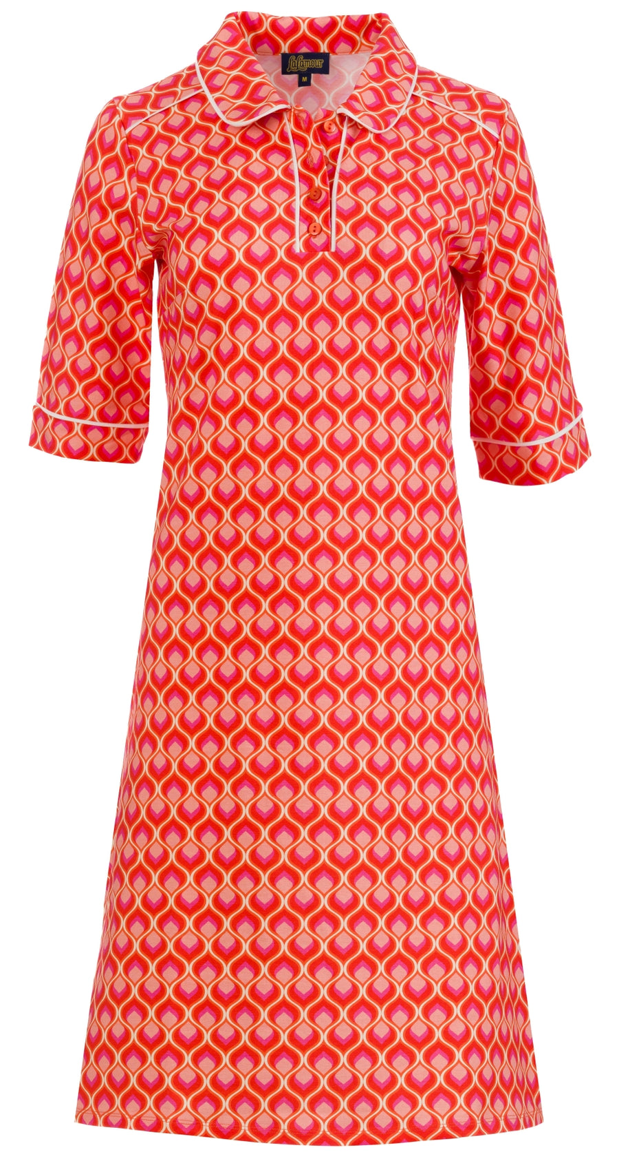 Cato polo dress short sleeve | Retro Touch