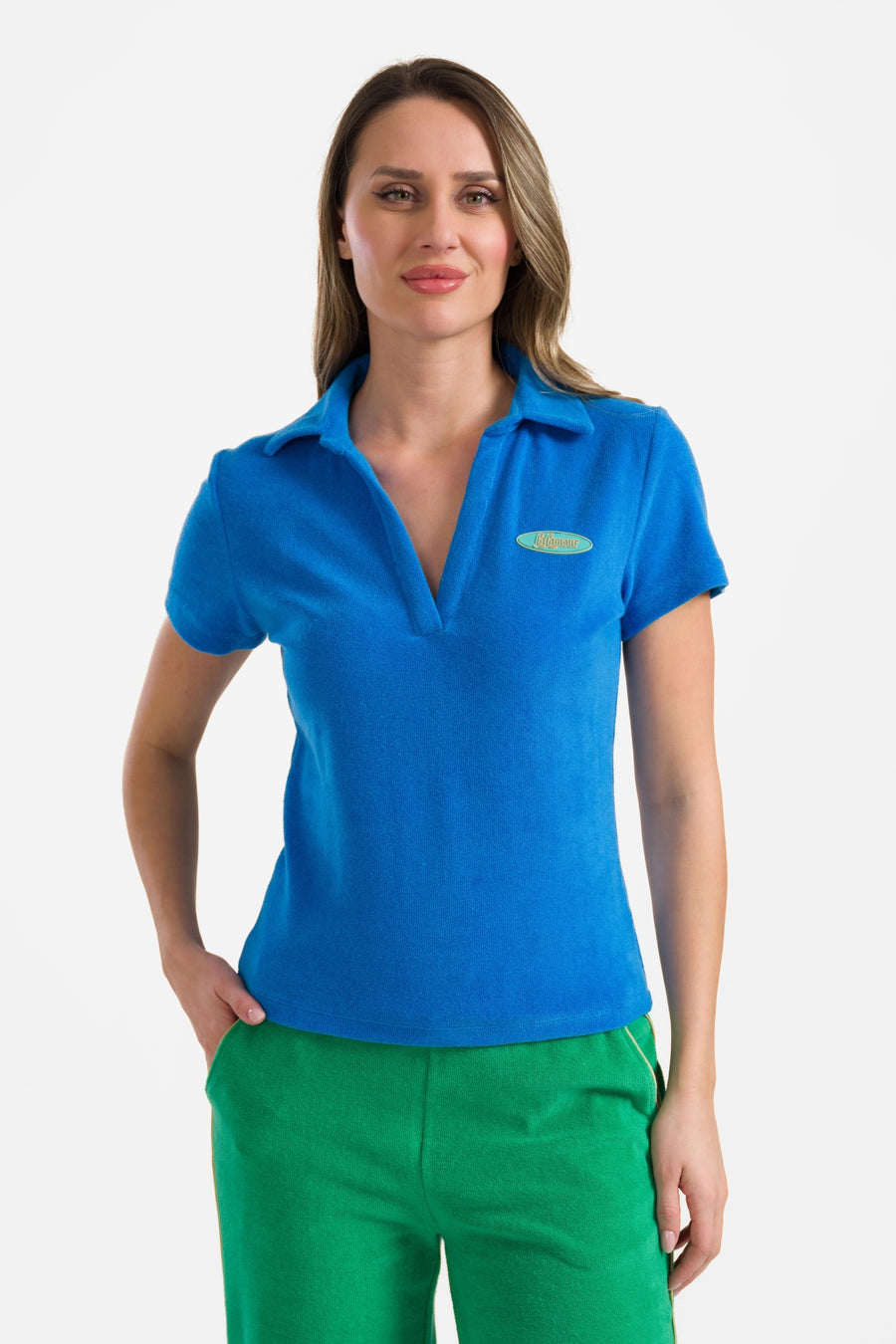 Mary short sleeve | Blue