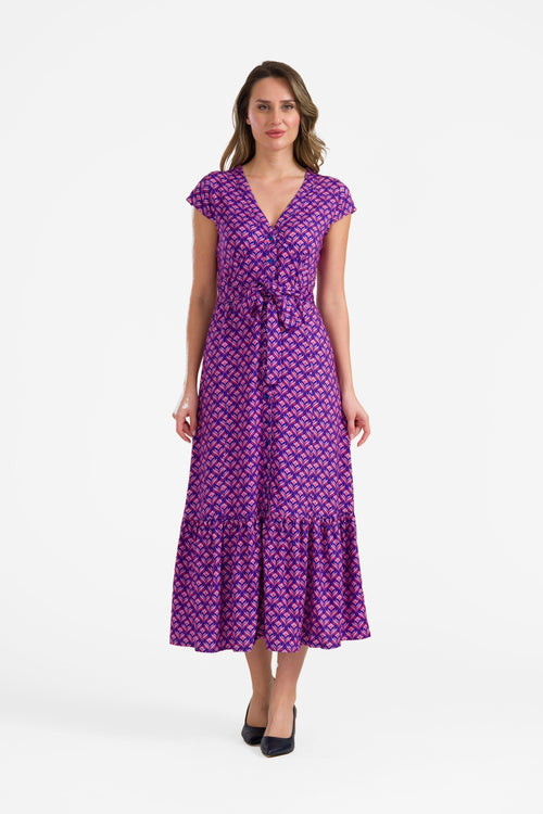 Maud maxi dress short sleeve | Small Barock