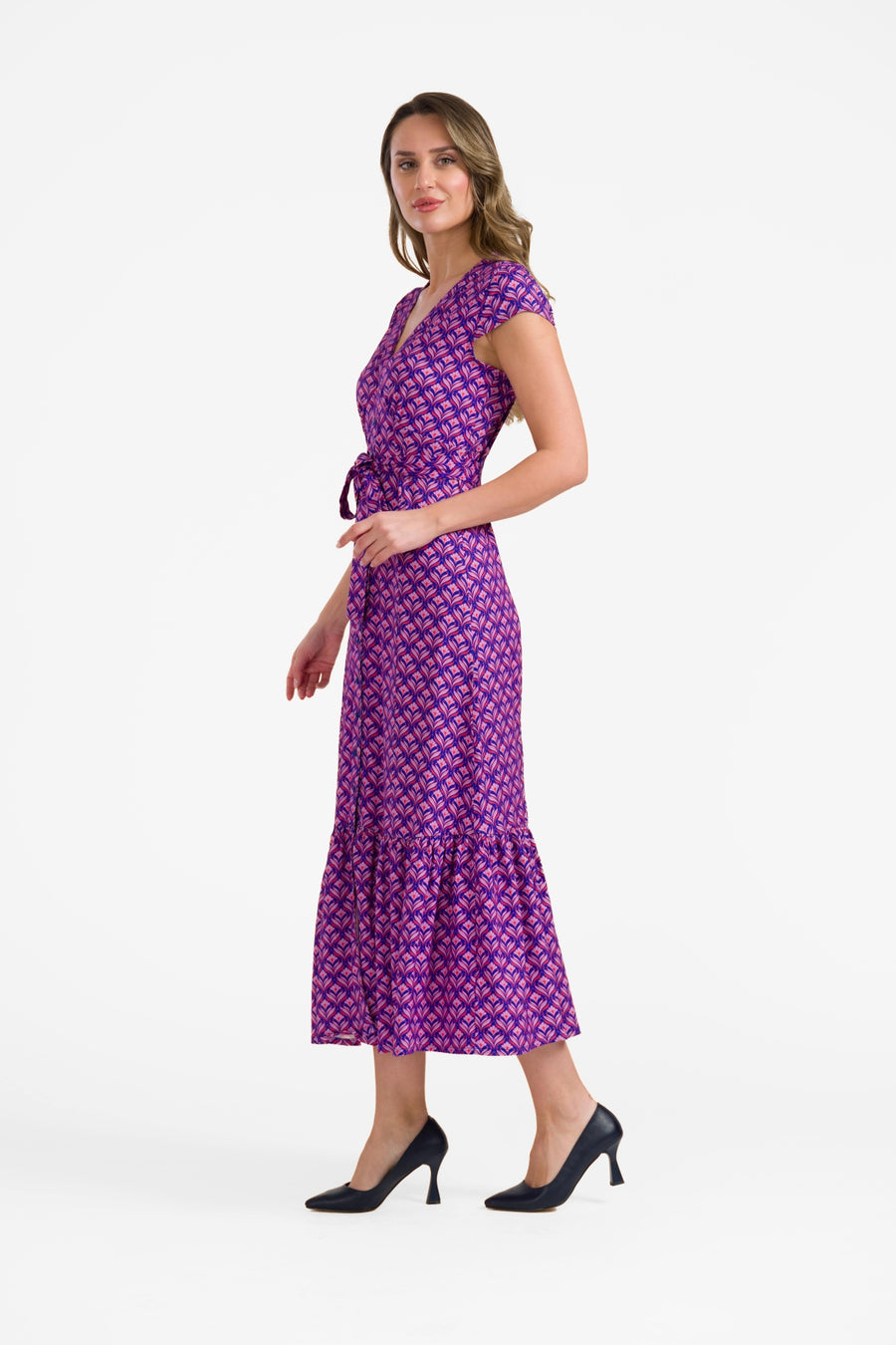 Maud maxi dress short sleeve | Small Barock