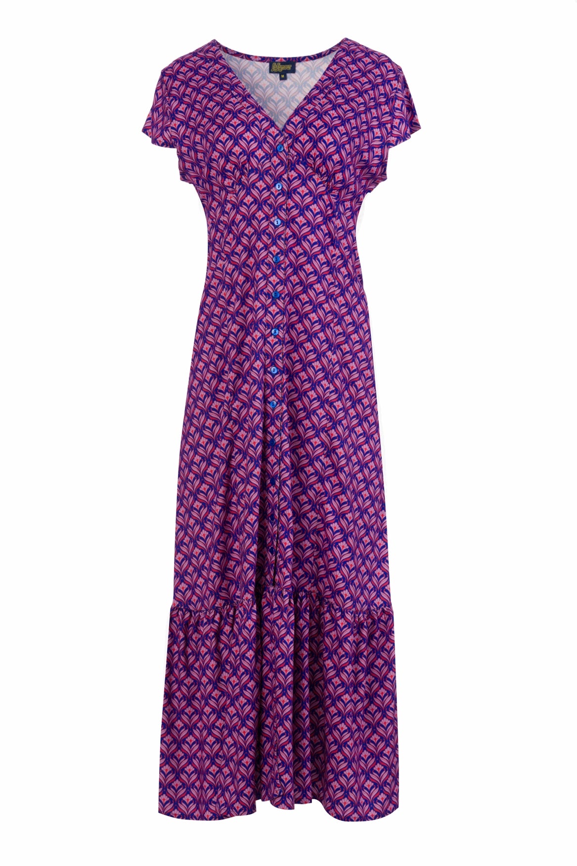 Maud maxi dress short sleeve | Small Barock