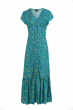 Maud maxi dress short sleeve | Spring String