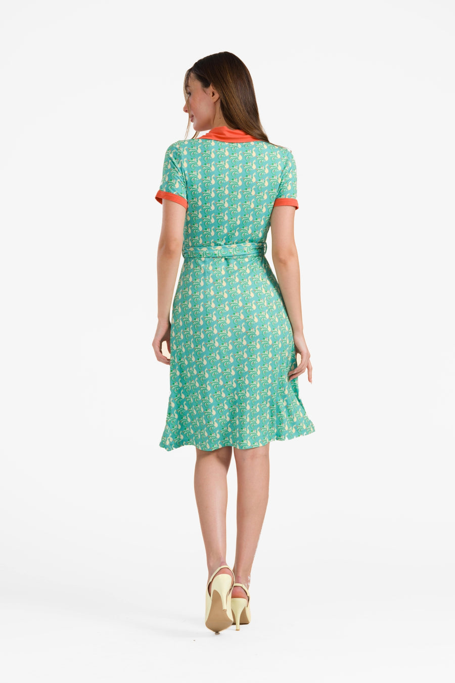 Monique dress short sleeve | Happy Peacock