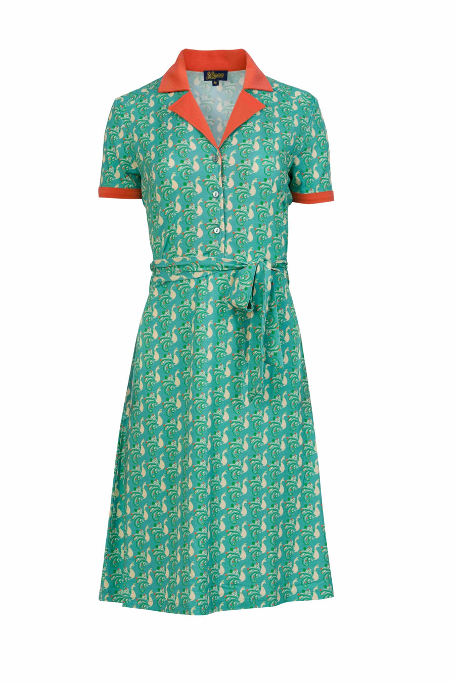 Monique dress short sleeve | Happy Peacock