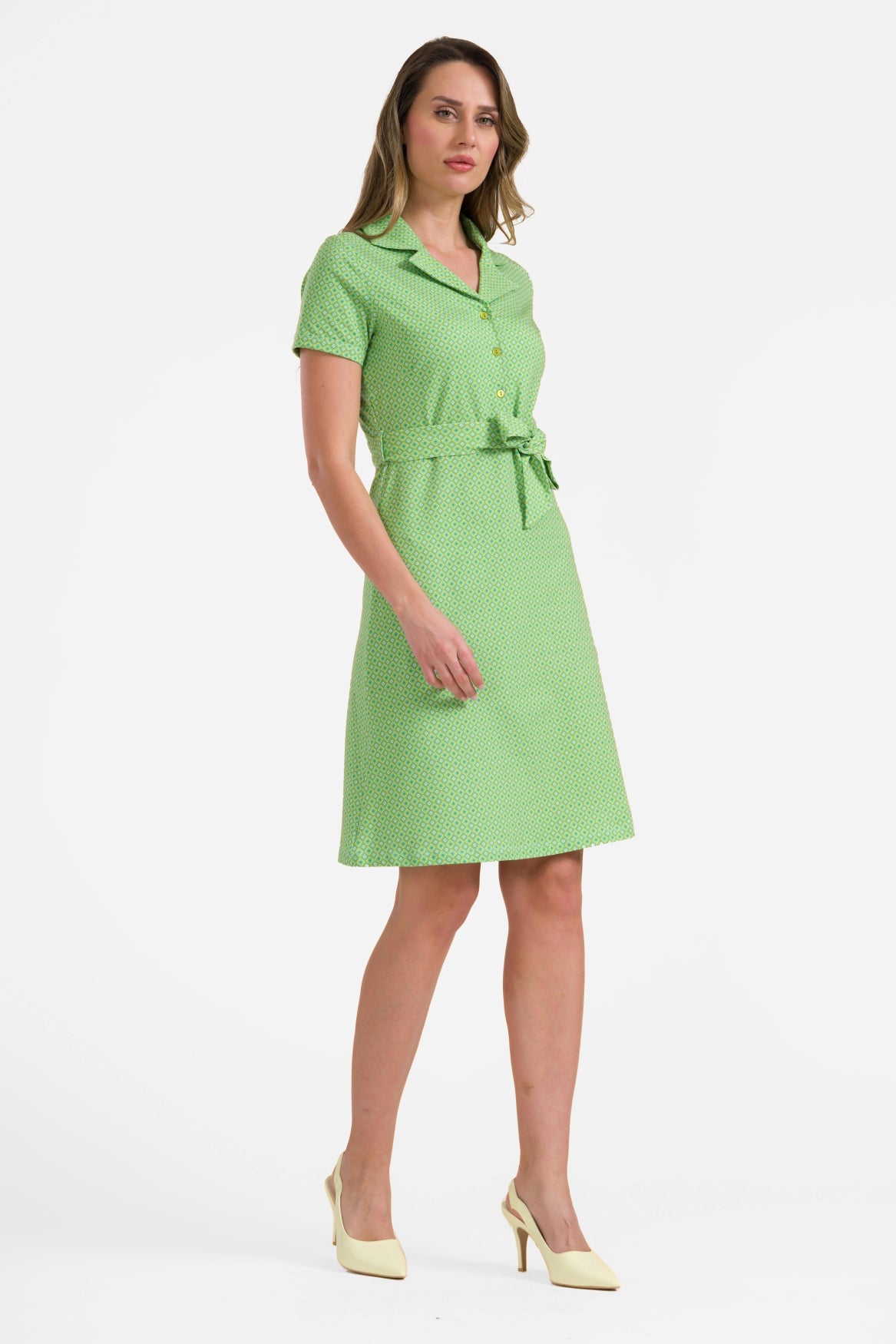 Monique dress short sleeve | Mosaic