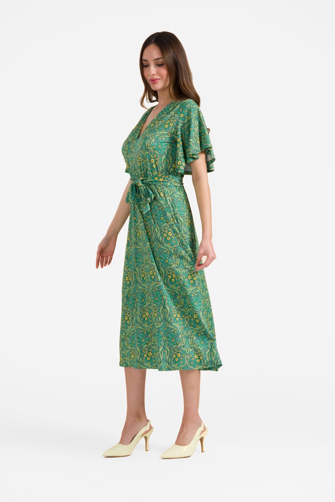 Trix butterfly sleeve dress | Curly Wurly