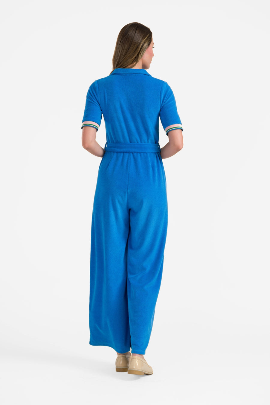 Bella jumpsuit zipper | Blue