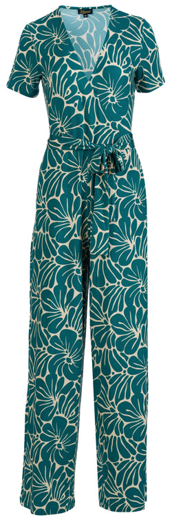Diana Jumpsuit short sleeve | Flower Lake