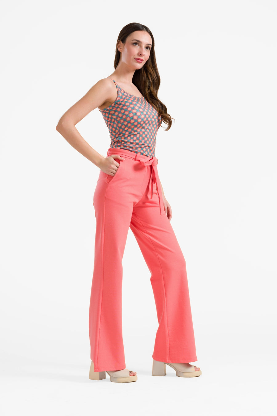 Cobal Shapeinterlock Sue trousers | Interlock Coral – Lalamour