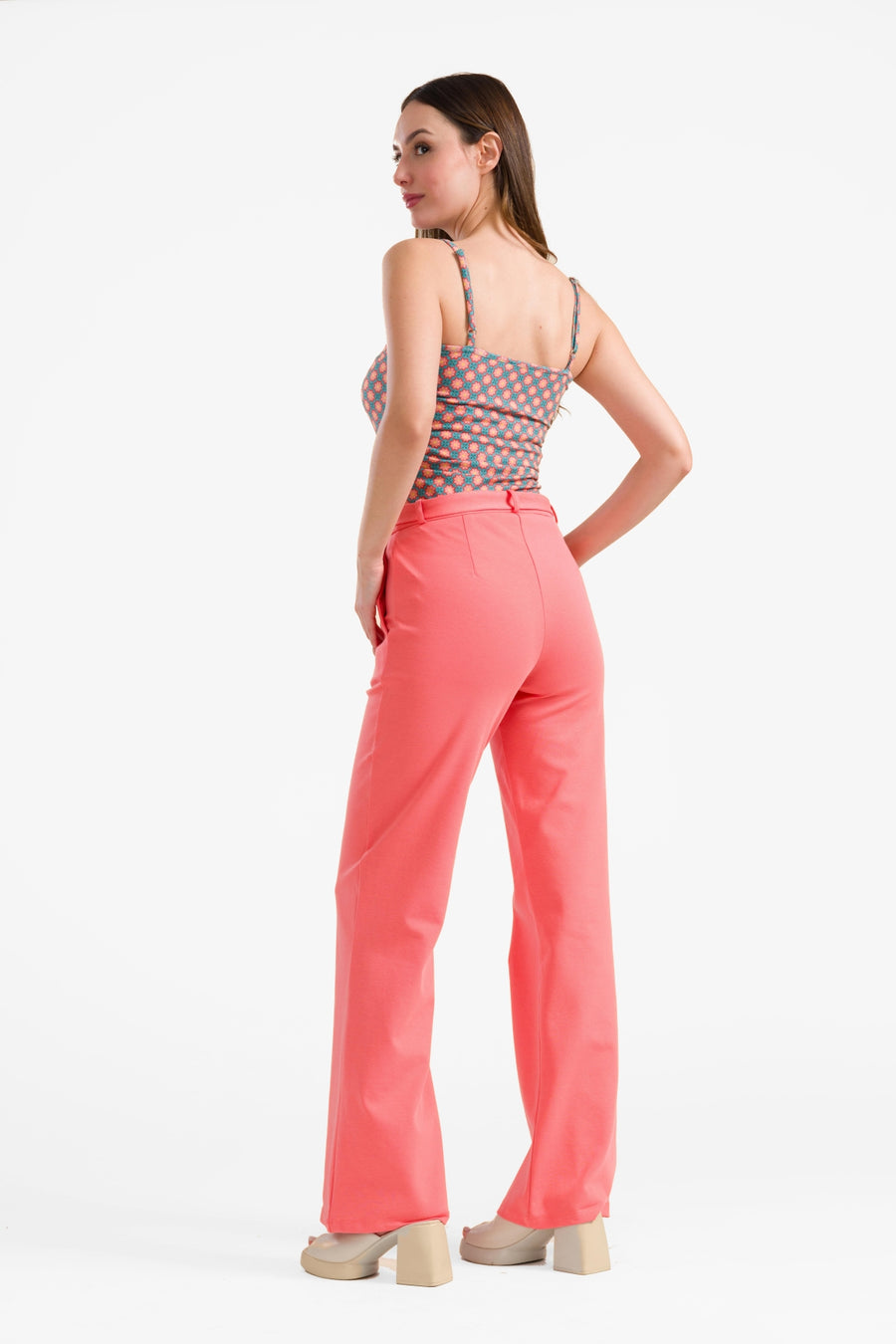 Cobal Shapeinterlock Sue trousers | Interlock Coral – Lalamour