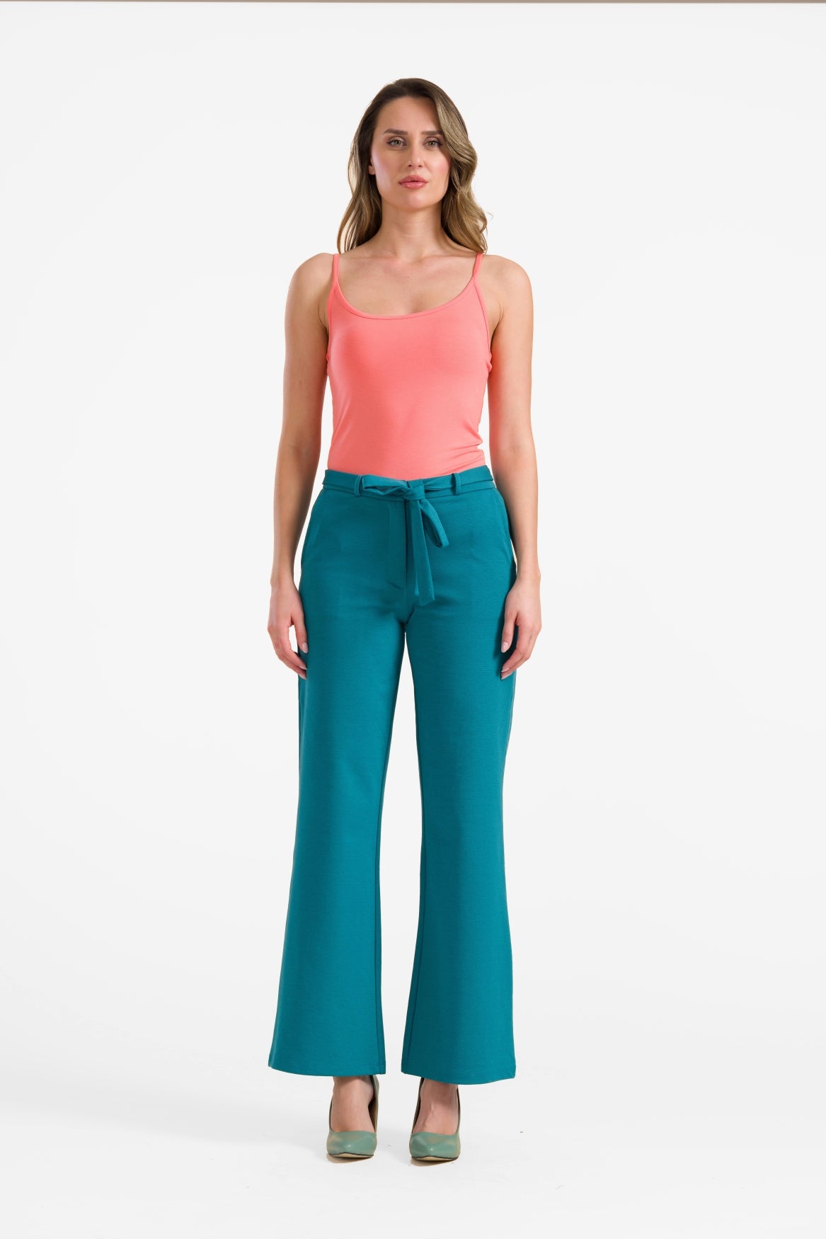 Sue trousers | Interlock Petrol blue