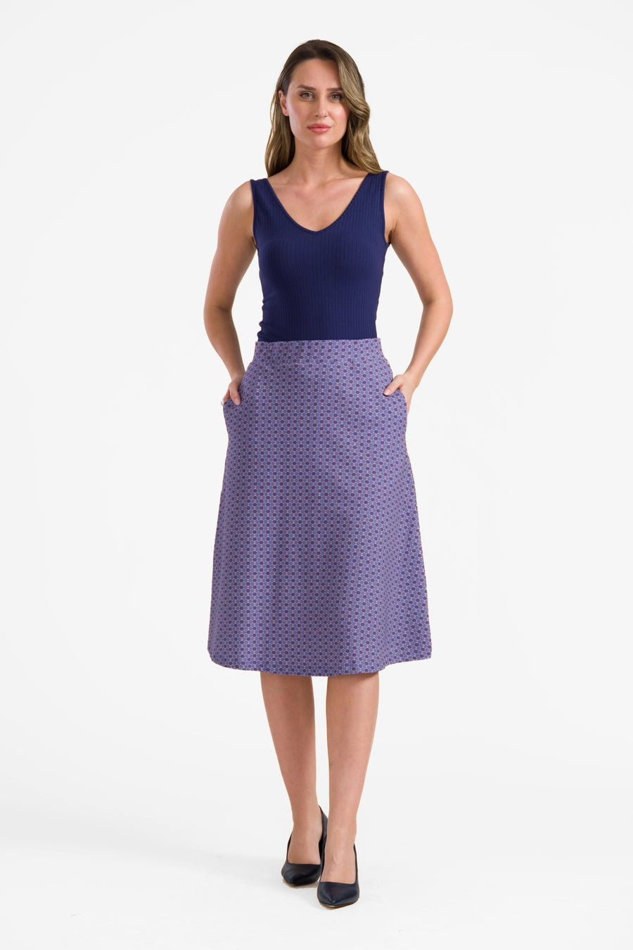 Holly skirt | Small Blue Flower