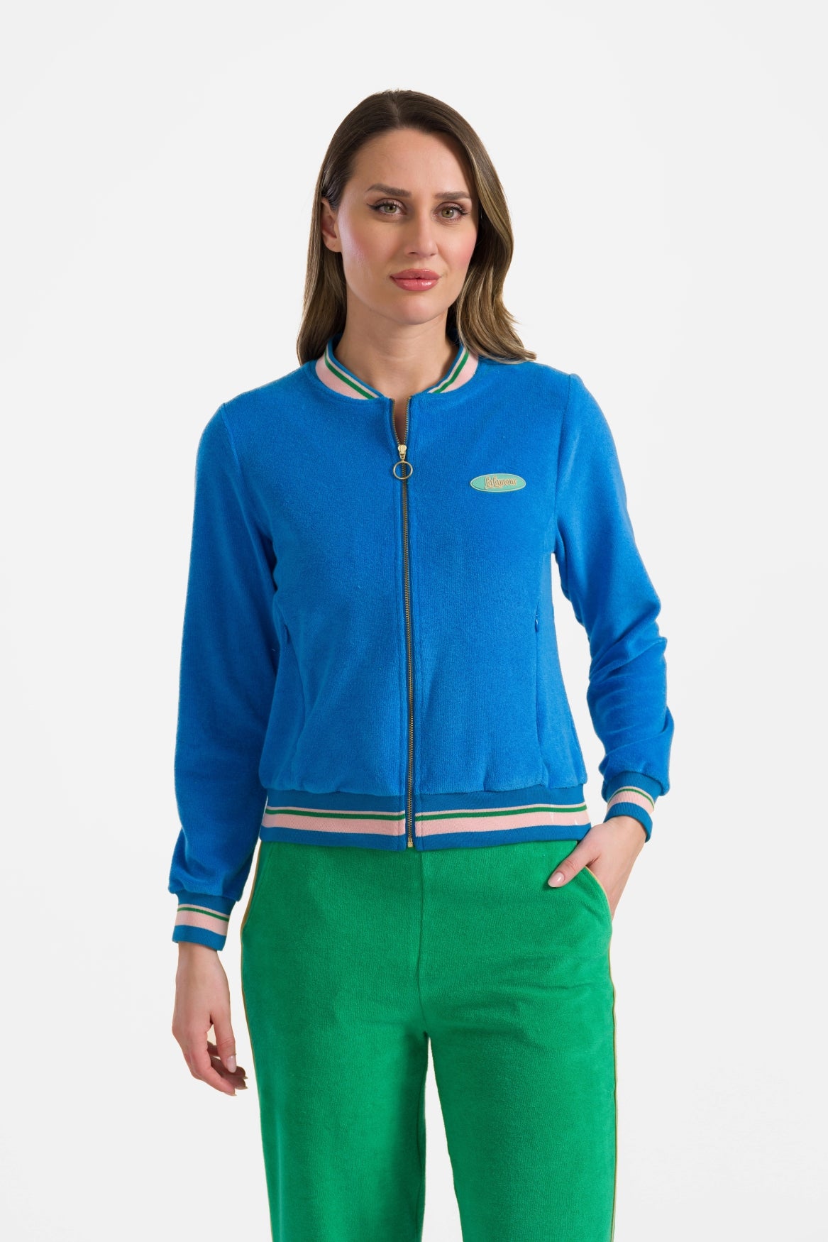 Nora bomber jacket | Blue