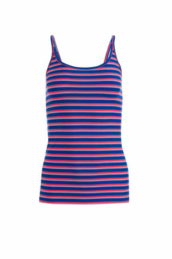 Hella spaghetti top | Happy Stripes Blue