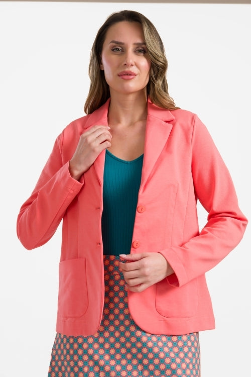 Nova blazer | Interlock Coral