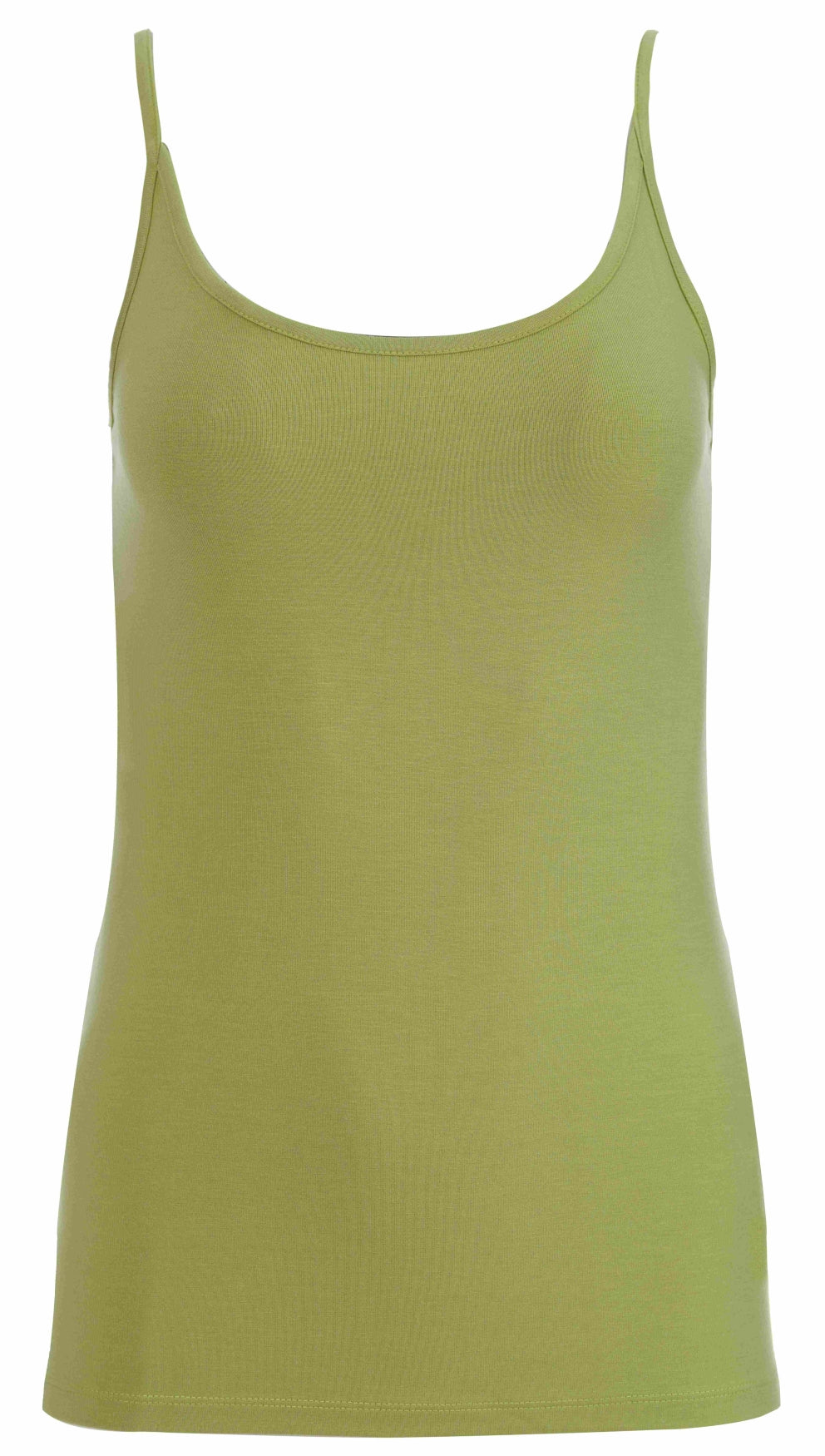 Hella spaghetti top | Plain Bright Olive