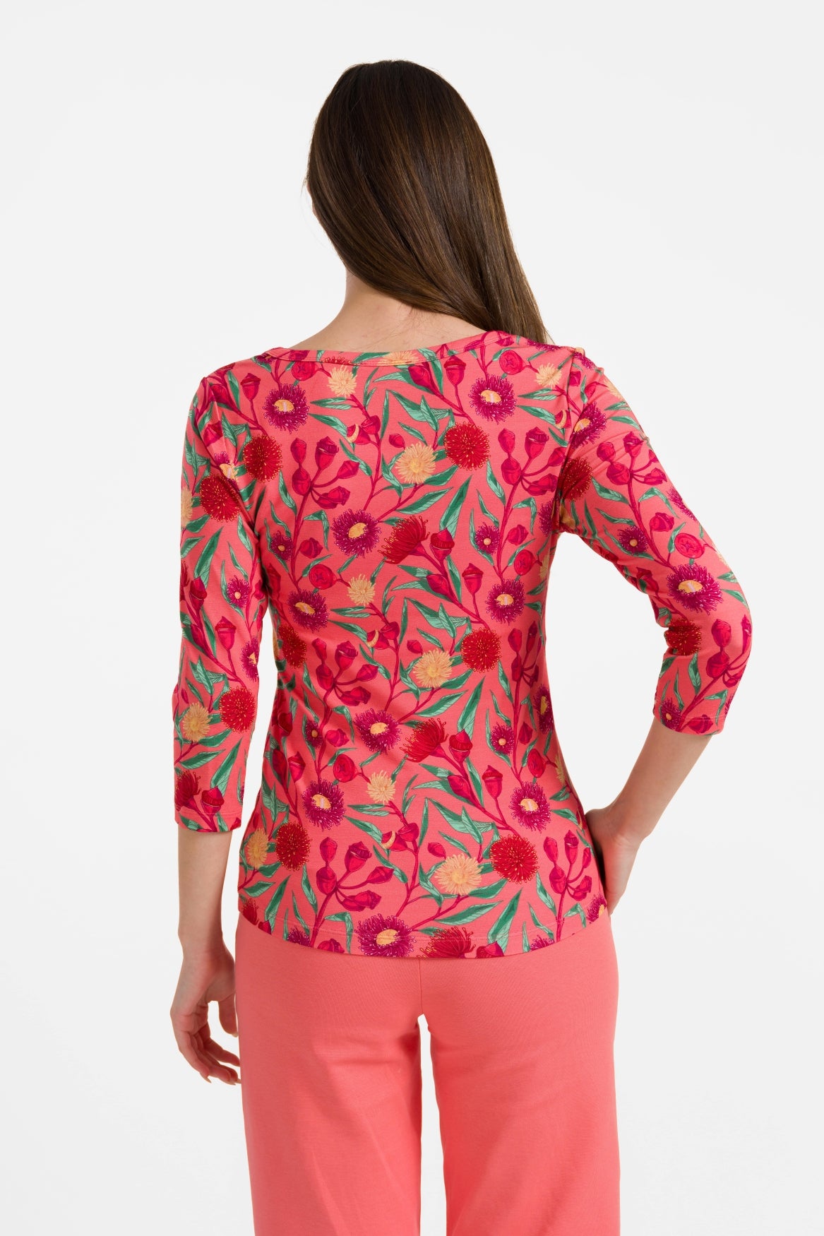 Lynn top 3/4 sleeve | Wild Bouquet
