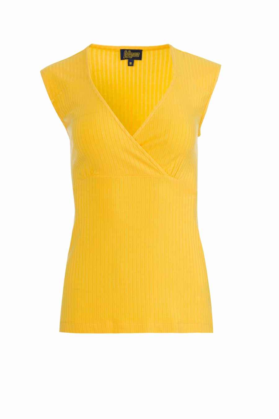Monroe top | Rib Yellow