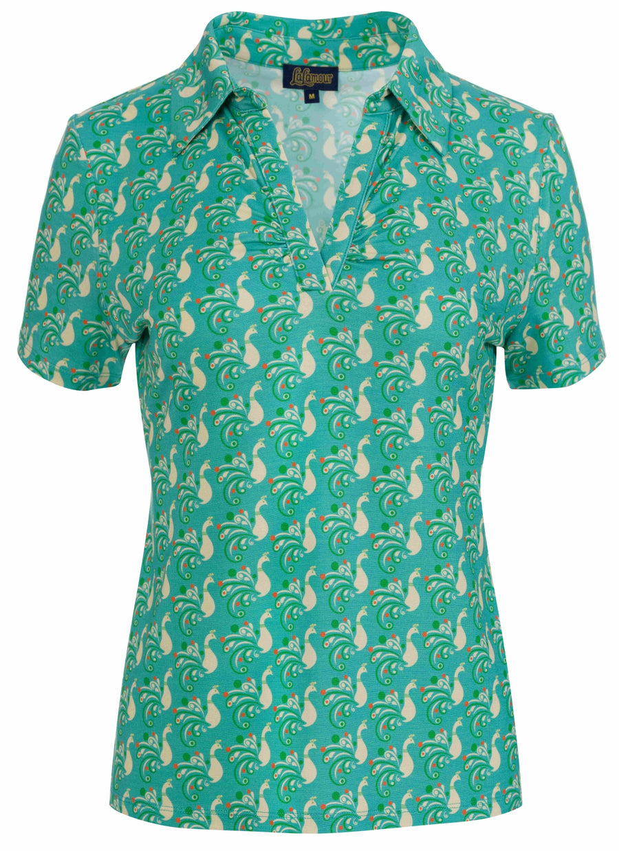 Suzy top short sleeve | Happy Peacock
