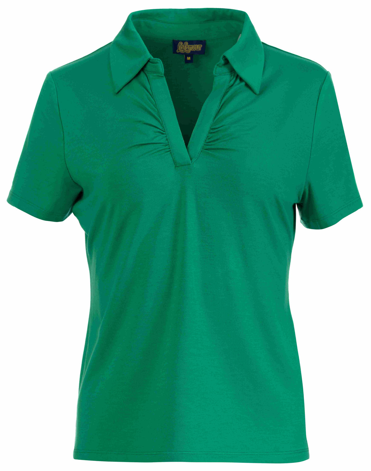Suzy top short sleeve | Plain Green