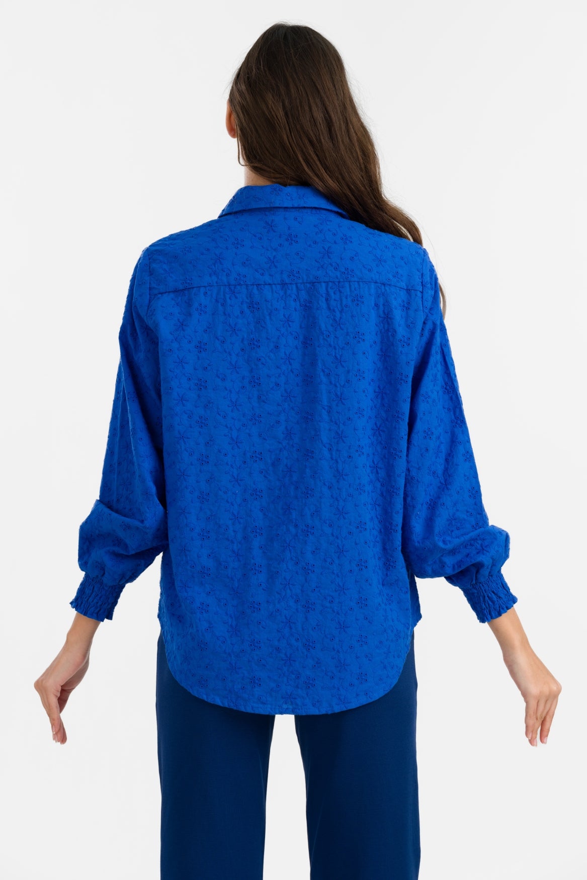Amy Blouse | Broidery Blue