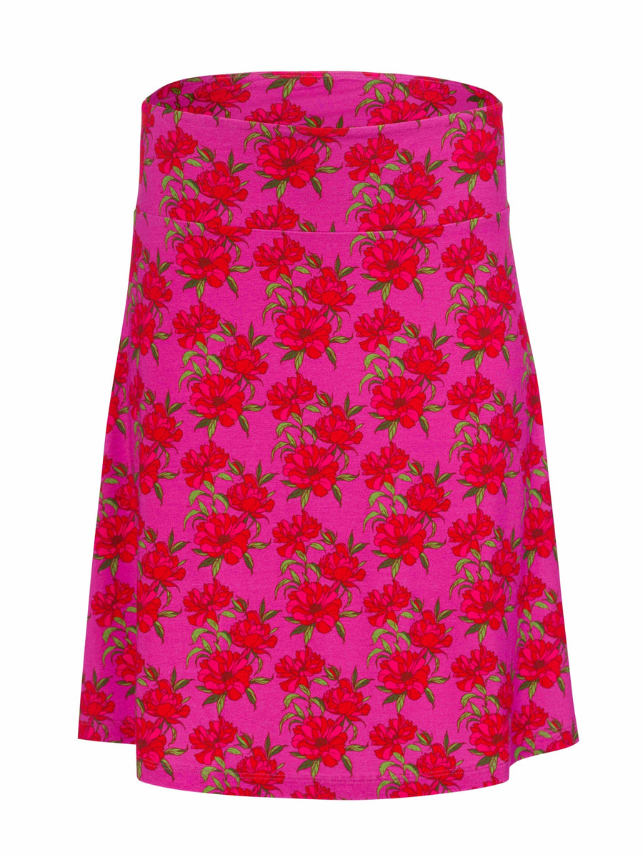 Esmee Skirt | Fuchsia Flowers